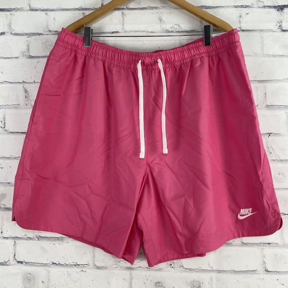 Nike Shorts Men's 2XLT Tall Pink‎ Sportswear Essential Woven Lined 7" Inseam NWT - Picture 1 of 13
